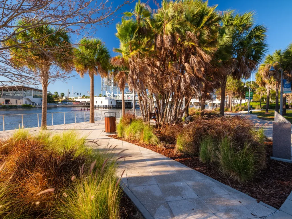 Salt-tolerant landscaping at a 30A Gulf-front property in South Walton County.webp