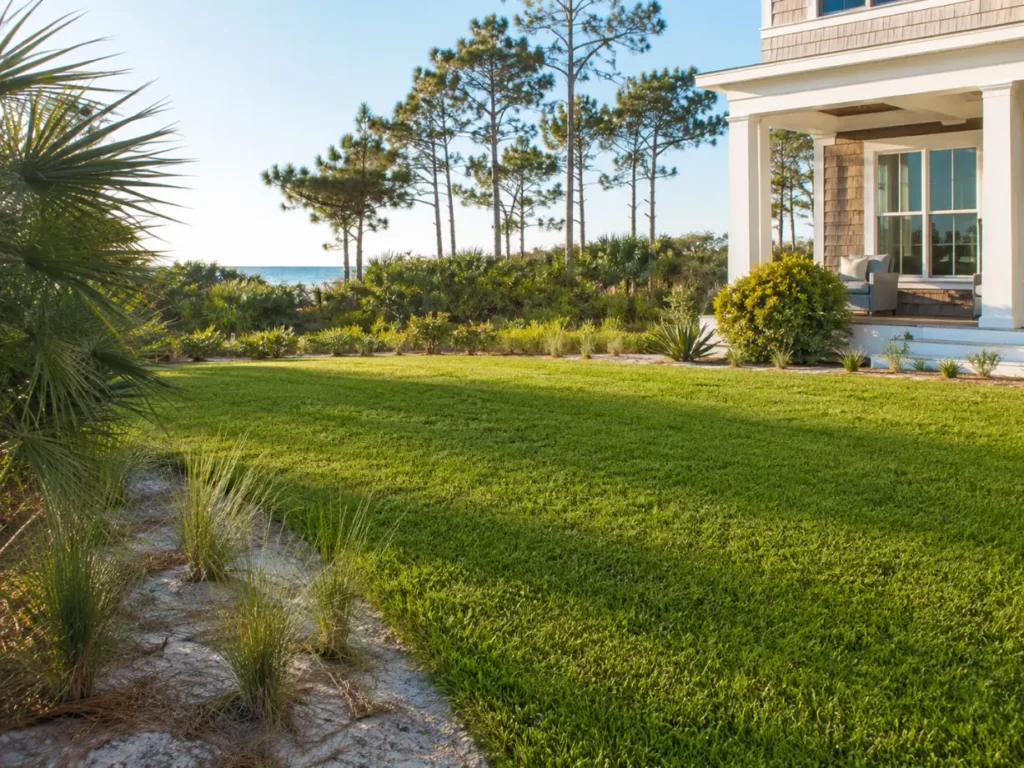 lawn fertilization 30A Florida for sandy coastal soil