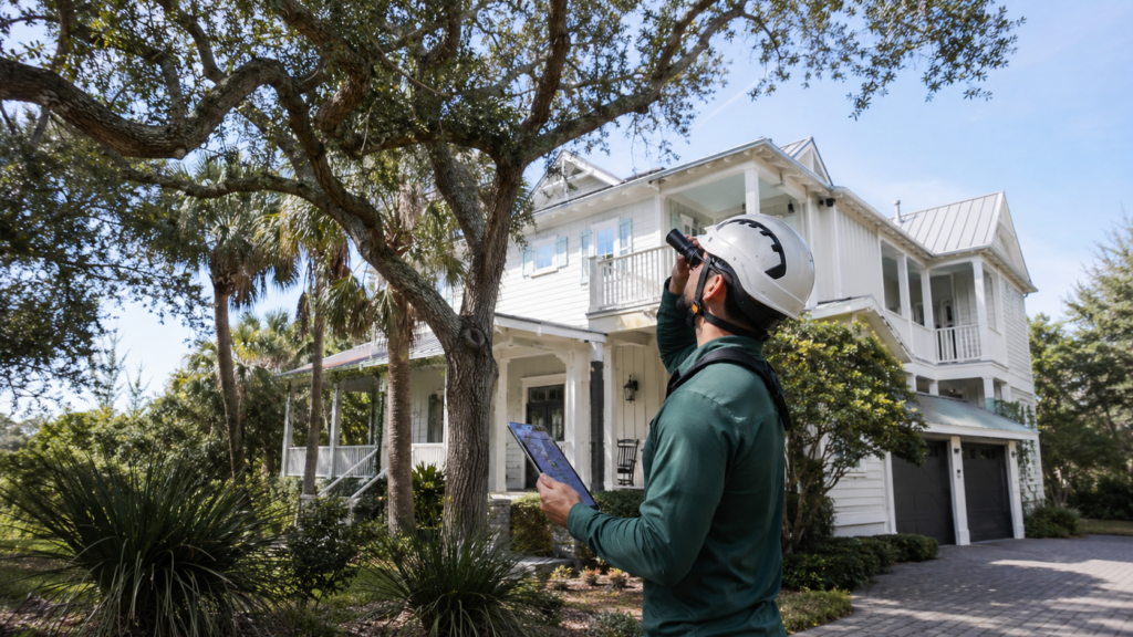 storm prep landscaping 30A tree and palm assessment before hurricane season